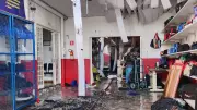 Incêndio destrói fábrica de bolsas em Uberlândia após explosões na madrugada