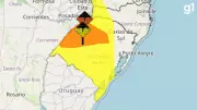 Inmet emite alertas laranja e amarelo para tempestades e calor intenso no Rio Grande do Sul