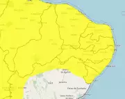 Inmet mantém alerta amarelo de chuvas intensas para todo o Rio Grande do Norte