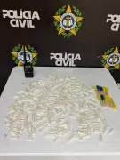 Jovem de 19 anos é preso com drogas em ação policial com drones em Barra Mansa