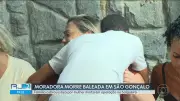 Moradora baleada em operação da PM em São Gonçalo é enterrada com críticas à ação policial