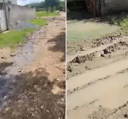Moradores de Itaperuna sofrem com esgoto a céu aberto e ruas precárias em distrito