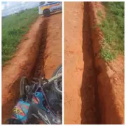 Motociclista de 45 anos é encontrado morto em vala após acidente em Espinosa