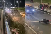 Motociclista sofre acidente grave na BR-316 em Teresina após colidir com barreira e poste