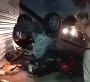 Motorista embriagado desobedece polícia, capota carro e deixa milhares sem energia no RN