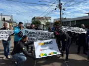 Motoristas de aplicativo protestam contra regulamentação de transporte por moto em Rio Branco