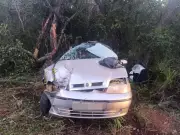 Mulher de 56 anos fica gravemente ferida em acidente na MGC-135 em Mirabela
