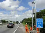 Novos radares de velocidade são instalados na BR-230 entre João Pessoa e Cabedelo
