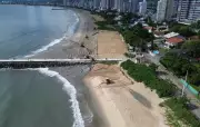Obra de alargamento faz três praias de Balneário Piçarras perderem Bandeira Azul temporariamente