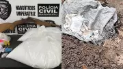 Operação da Polícia Civil apreende 24 kg de drogas e arma, prende dois por tráfico em Imperatriz