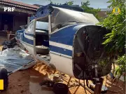 Operação fecha oficina clandestina e apreende avião usado em garimpo ilegal em Boa Vista