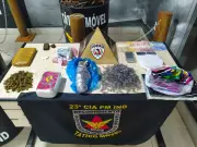 Operação policial apreende 2,5 kg de cocaína e carro clonado em depósito de drogas em Capelinha