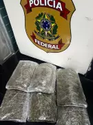 Passageiro é preso com três quilos de maconha skunk antes de voo em Manaus