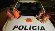 Policiais encontram cocaína em garrafas de tereré e LSD em abordagem a ônibus na SP-300