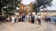 Poços de Caldas inaugura monumento “Lanterna – Luz Lígure” em homenagem à imigração italiana