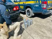 PRF apreende 399 kg de mercúrio contrabandeado da Guiana em Roraima, maior apreensão do estado