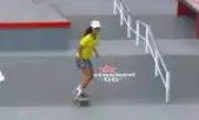 Rayssa Leal se lesiona em manobra final e fica fora do pódio no Mundial de Skate em São Paulo