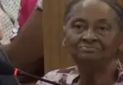Reação pura de idosa ao se ver na TV viraliza durante sessão na Câmara de Pium, TO