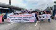 Servidores da educação de Ananindeua interditaram BR-316 em protesto por melhorias