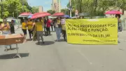 Servidores públicos do Recife protestam contra reajuste salarial na Câmara de Vereadores