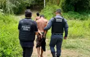 Suspeito de homicídio qualificado é preso às margens de rio em Itinga do Maranhão