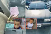 Vídeo revela interior de carro onde crianças foram achadas mortas em Praia Grande, SP