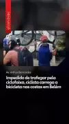 Vídeos viralizam ao mostrar desrespeito no trânsito de Belém e reação de ciclistas e pedestres