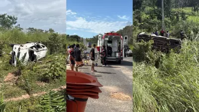 Acidente fatal na BR-235: três mortos e cinco feridos, incluindo vereador, no Sul do Piauí