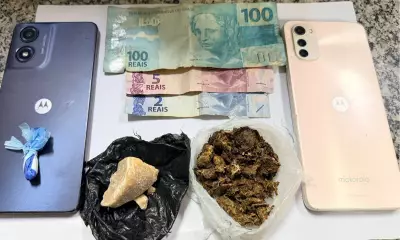 Adolescente de 17 anos é apreendido com drogas e dinheiro em abordagem policial em Boa Vista