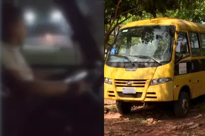 Adolescentes furtam ônibus escolar e gravam vídeo dirigindo em Nova Londrina, PR