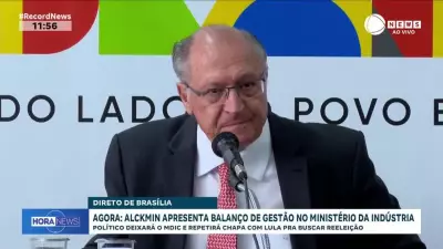 Alckmin destaca programas para indústria automotiva e confirma chapa com Lula para reeleição