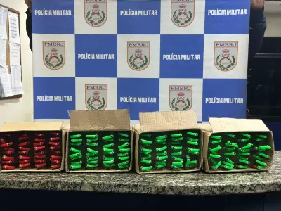 Apreensão de 127 frascos de lança-perfume após confronto policial em Barra Mansa