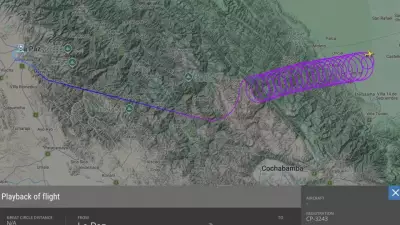 Avião Cessna executa voo em círculos por 2 horas antes de cair na Bolívia
