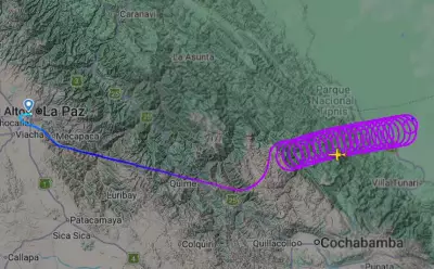 Avião de pequeno porte desaparece e cai na Bolívia após voo-fantasma de 2 horas