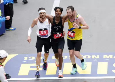 Brasileiro vira herói mundial ao ajudar corredor exausto na Maratona de Boston