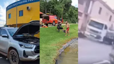 Caminhonete de luxo apreendida, menino morto em represa e influencer grave em acidente