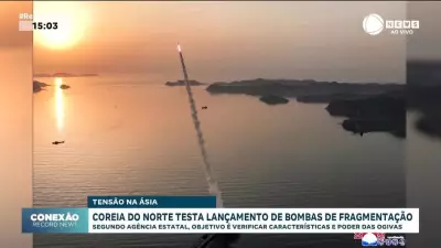 Coreia do Norte testa bombas de fragmentação em mísseis balísticos táticos