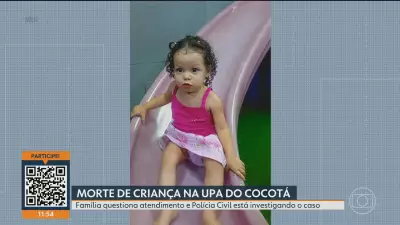 Criança de 1 ano e meio morre após atendimento na UPA do Cocotá, no Rio