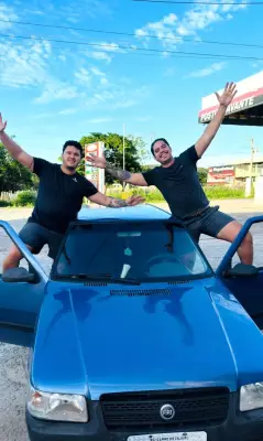 Do interior de MG ao Chile: dupla viaja 10 mil km em Fiat Uno sem planejamento