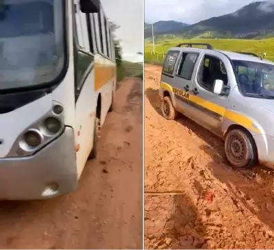 Estradas precárias em Cambuci isolam comunidades e impedem acesso escolar