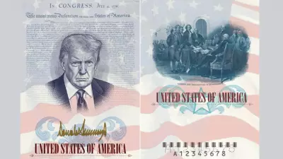 EUA emitirão passaportes com imagem de Trump para celebrar 250 anos da independência