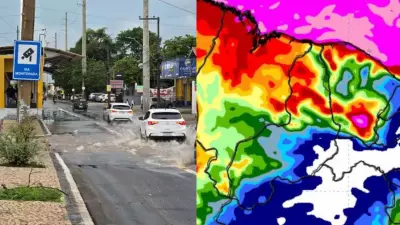 Fim de semana com chuvas fortes no Piauí: Inmet emite alerta de tempestades