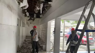 Forro de UBS desaba e fere três pacientes em Teresina; unidade fechada por 30 dias