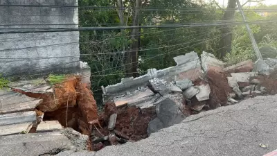 Homem sofre descarga elétrica grave após cratera derrubar poste em São José dos Campos