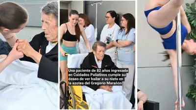 Idosa de 82 anos realiza sonho de ver neta dançar pole dance em hospital