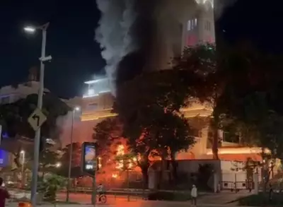 Incêndio atinge histórico Edifício Touring no Rio; fogo começou em fritadeira esquecida