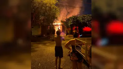 Incêndio destrói residência e deixa idosa internada com queimaduras em São José do Rio Preto
