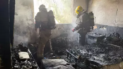 Incêndio em condomínio de Uberlândia deixa morador com queimaduras após tentativa de conter fogo