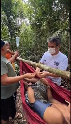 Indígena Zo'é é resgatado após acidente com flecha durante caçada no Pará