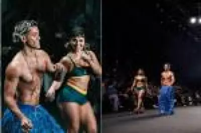 Influenciadores geram polêmica ao dançar na passarela do Rio Fashion Week